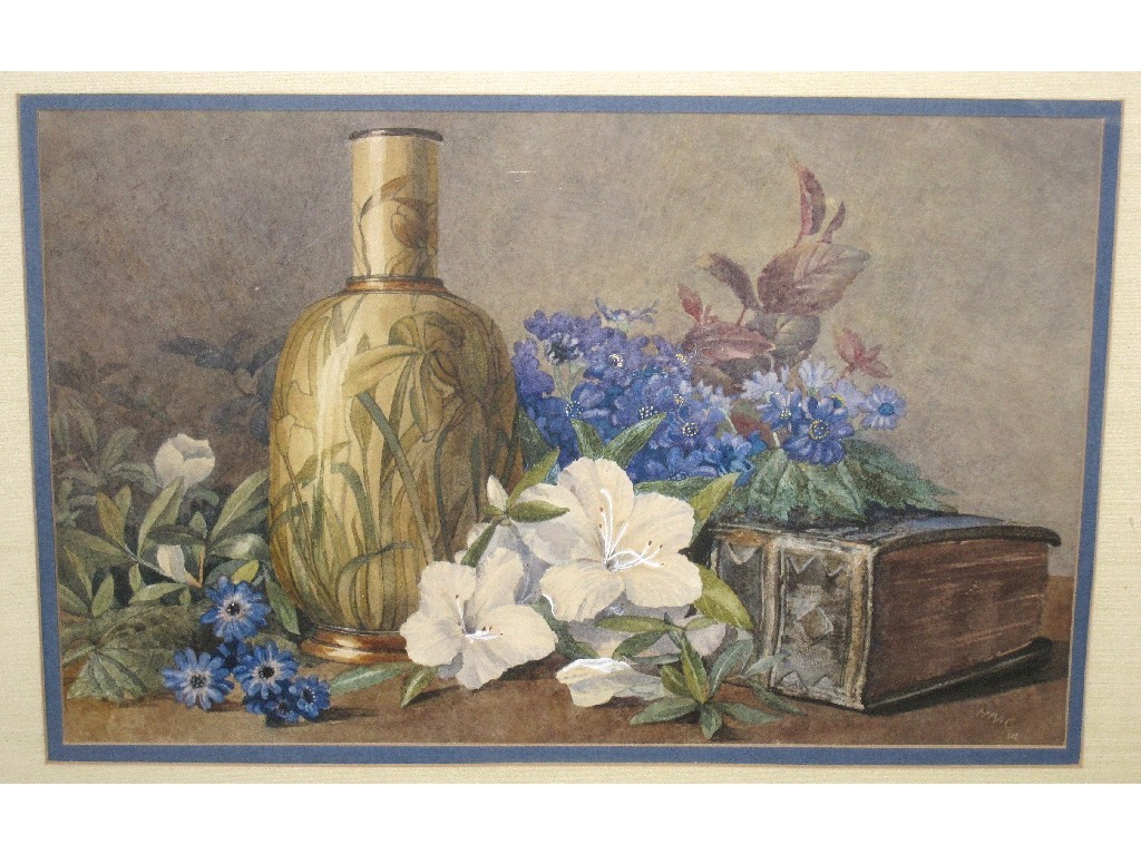 Appraisal: Early th century watercolour still life monogrammed HMC lower right