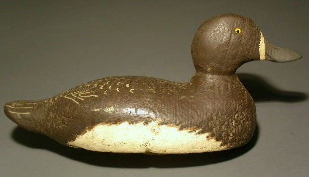 Appraisal: Dodge factory carved duck decoy h x l x w