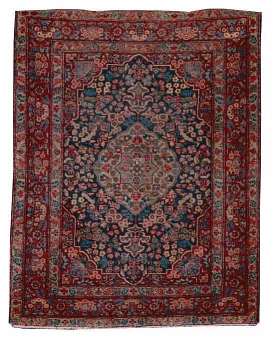 Appraisal: Persian Tabriz carpet ' '' x ' ''