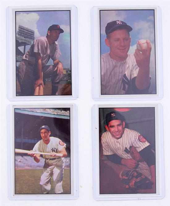 Appraisal: Bowman color baseball cards different and duplicates including Phil Rizzuto