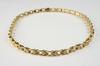 Appraisal: NECKLACE - K yellow gold and diamond hand-made necklace signed