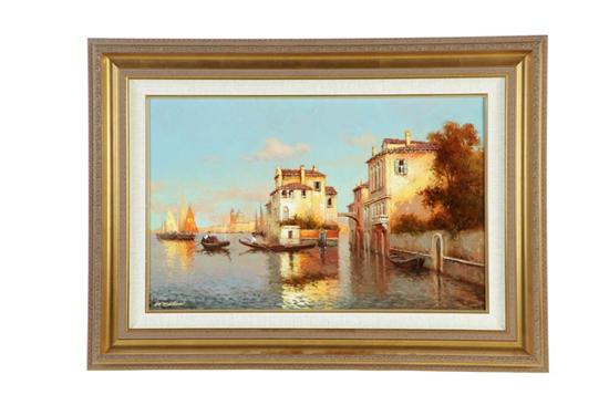 Appraisal: VENICE GRAND CANAL BY YURI ZELENG RUSSIAN B Oil on