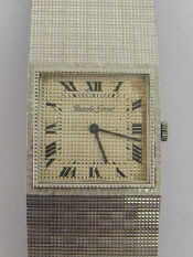 Appraisal: Bueche Girod a s carat white gold gentleman's wristwatch ref