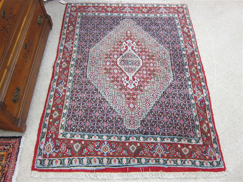 Appraisal: PERSIAN SENNEH SANANDAJ AREA RUG Kurdistan Province northwestern Iran central