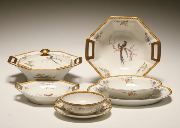 Appraisal: Twenty-nine Haviland Limoges serving pieces Eden pattern set includes twelve