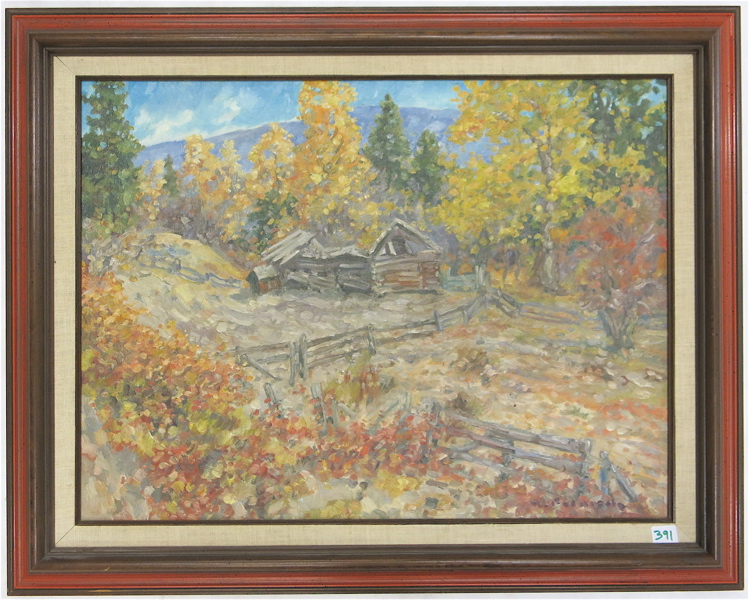 Appraisal: HEINZ FOEDISCH OIL ON CANVASBOARD Oregon Canada Germany - Titled