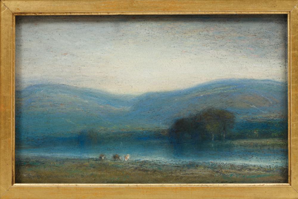 Appraisal: Samuel Colman American New York - River Landscape pastel on