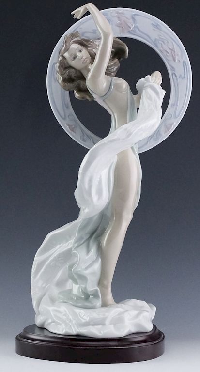 Appraisal: Lladro Spain Porcelain Dance Sculpture Spanish porcelain sculpture by Lladro