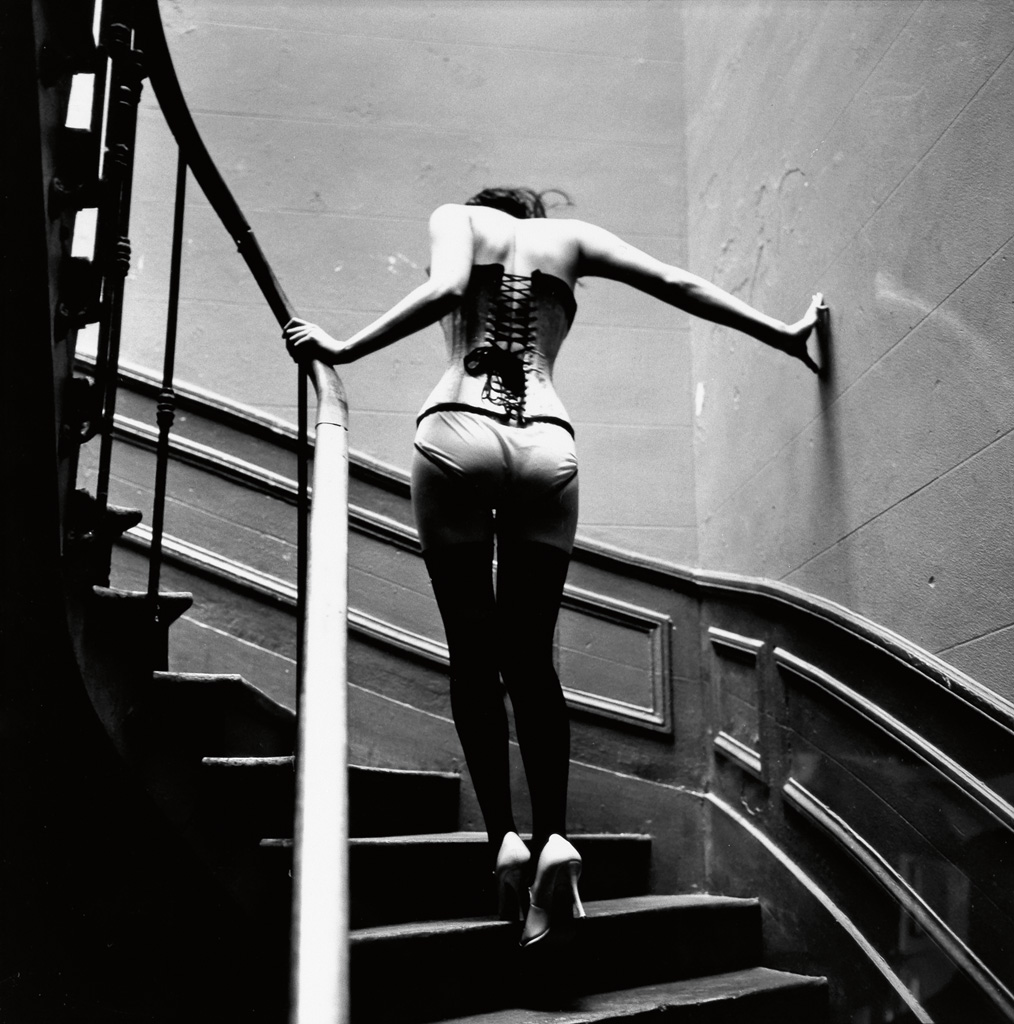 Appraisal: ELLEN VON UNWERTH - Upstairs Paris Silver print inches cm