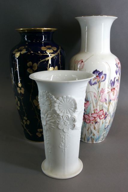 Appraisal: A KPM vase and a Japanese porcelain vase together with