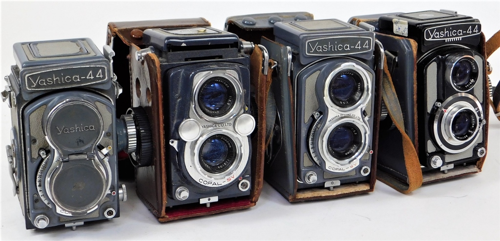 Appraisal: GROUP OF YASHICA TLR CAMERAS Group of Yashica TLR cameras