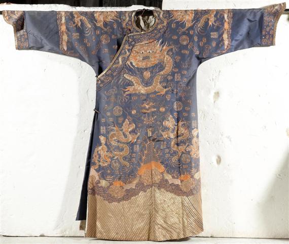 Appraisal: A PEKING OPERA ROBE China circa L cm Silk Pulled