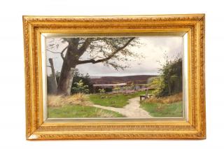 Appraisal: Oscar Herschend View of Silkeborg O C Oscar Herschend Danish