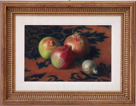 Appraisal: Ray Edward Goodbred South Carolina b ONION STILL LIFE oil