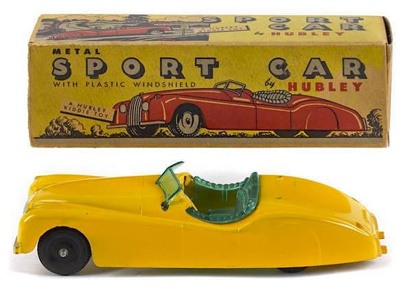 Appraisal: Hubley die cast sport car with the original box Hubley