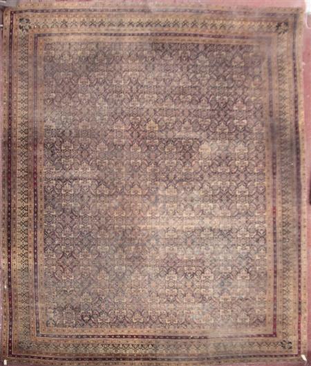 Appraisal: An Amritzar carpet late th early th century the dark