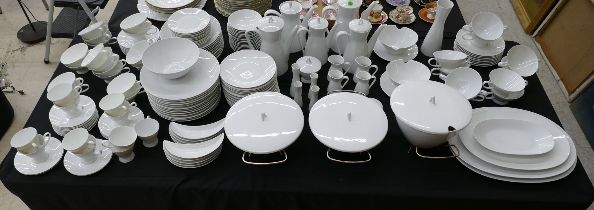 Appraisal: pc Approx Raymond Loewy for Rosenthal Modernist Porcelain Dinnerware