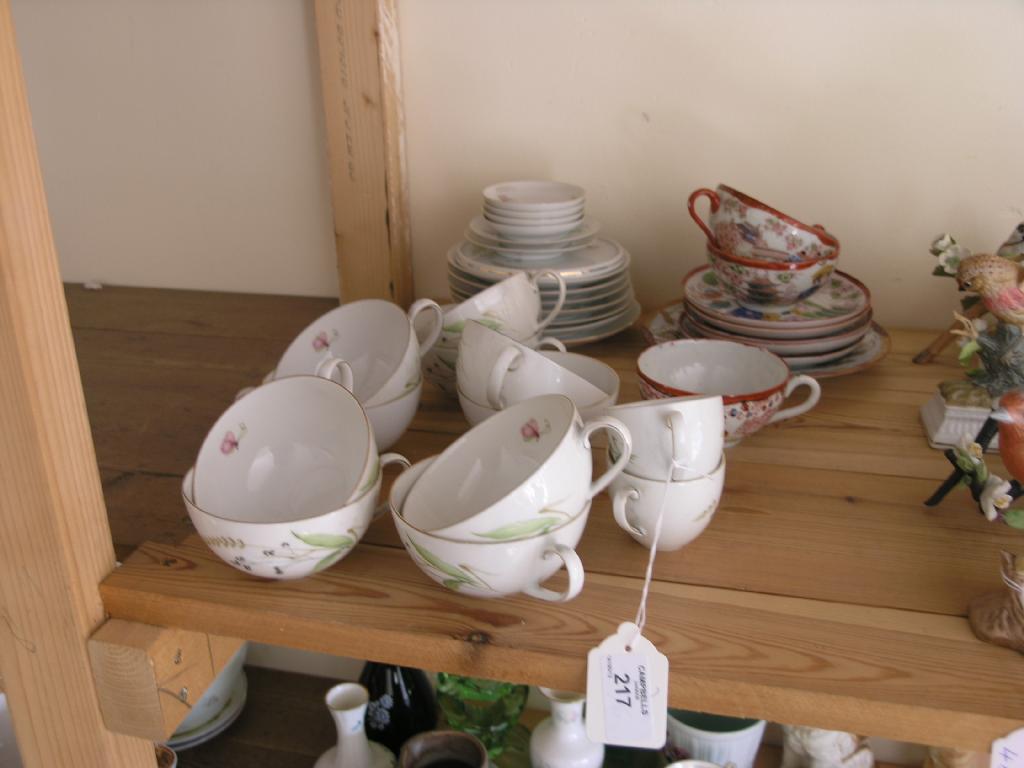 Appraisal: A German part tea and coffee set twenty-six pieces including