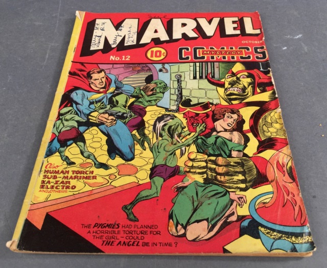 Appraisal: Marvel Mystery Comics October Ungraded unrestored Most of these comics