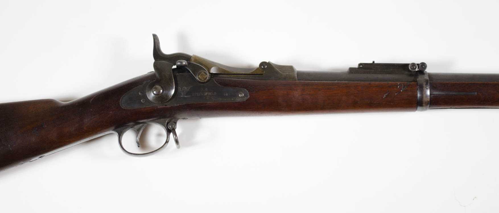 Appraisal: U S MODEL TRAPDOOR RIFLE - caliber barrel blued finish