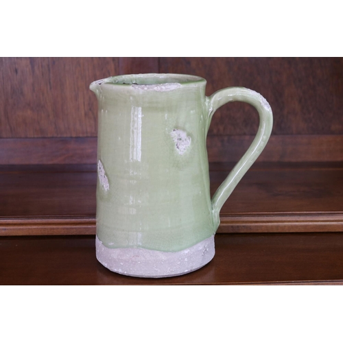 Appraisal: Vintage French salt glazed jug partial glaze approx cm H