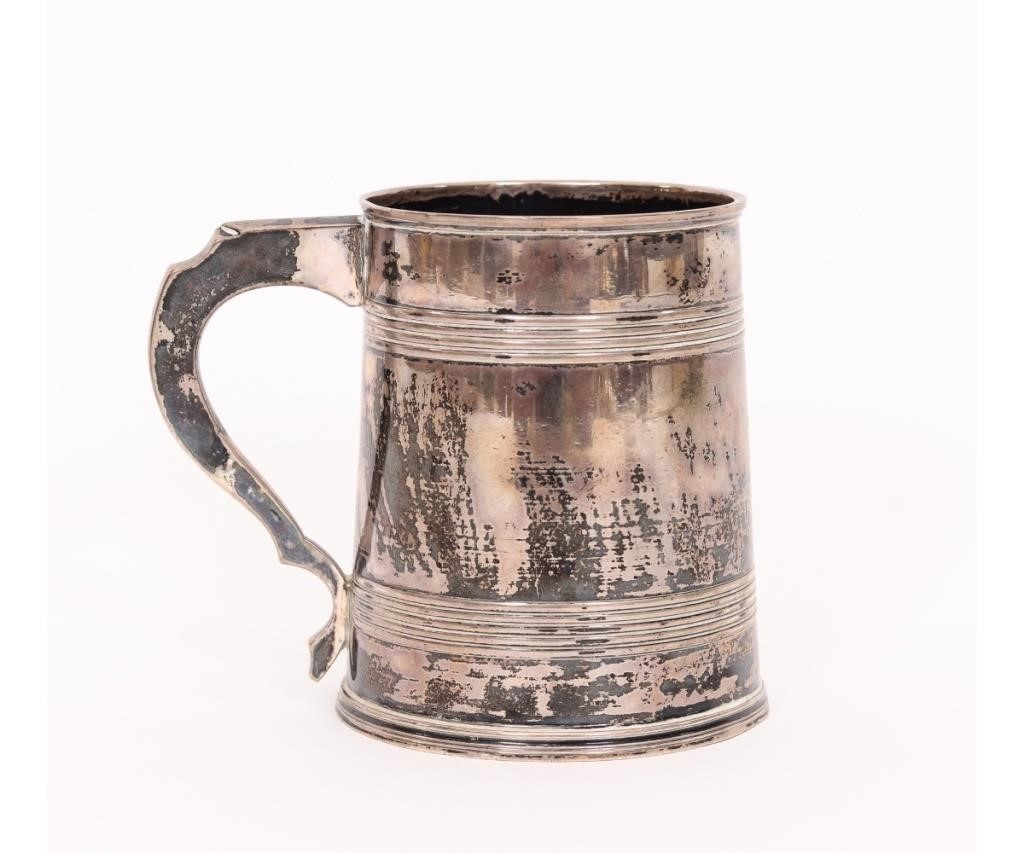 Appraisal: Rare Philadelphia silver cann circa marked 'J Lownes' with the