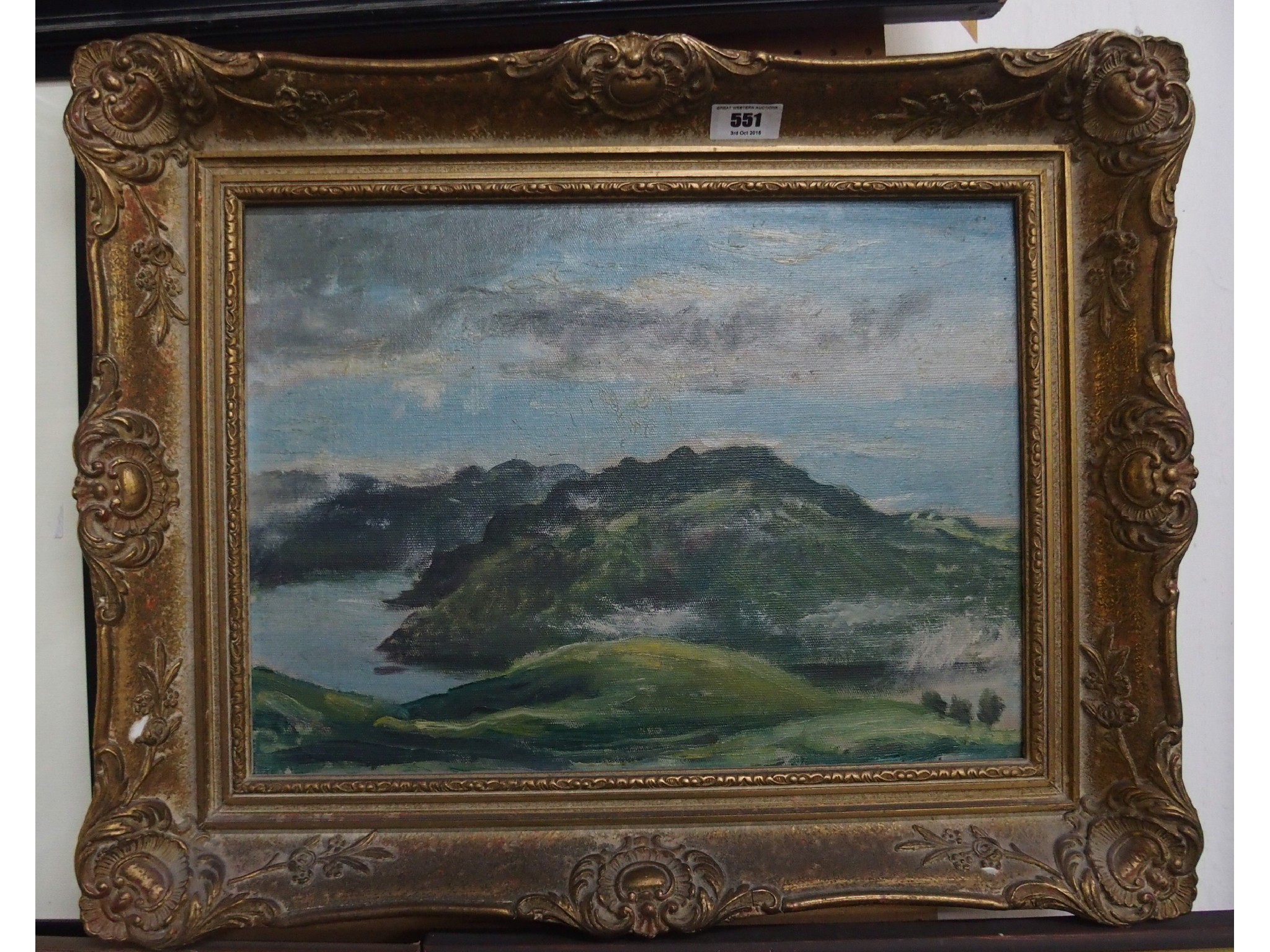 Appraisal: ARCHIBALD McGLASHAN Loch Goil oil on board T R Annan