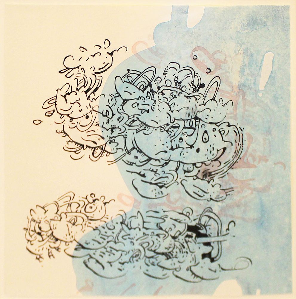 Appraisal: EMILIO PEREZ Untitled Ink and gouache on paper Signed on