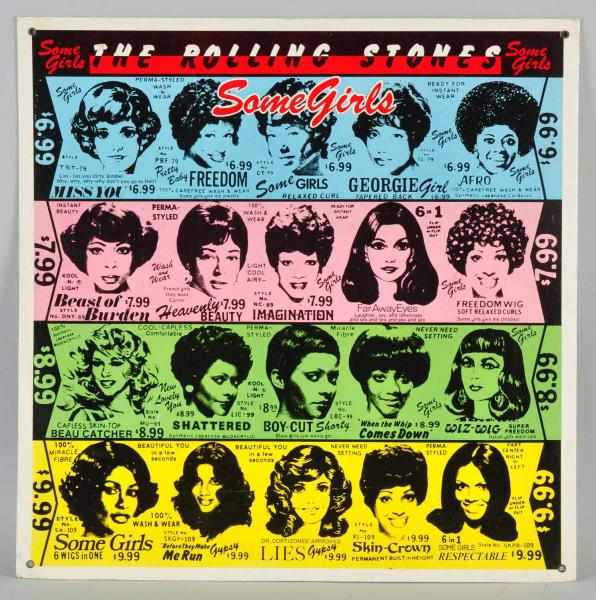 Appraisal: Rolling Stones Some Girls Promo Display Description Store display with