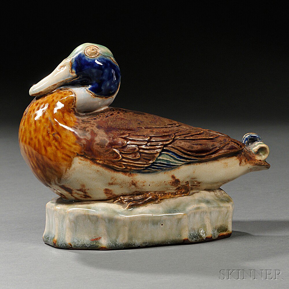 Appraisal: Royal Doulton Harry Simeon Design Stoneware Duck England c polychrome