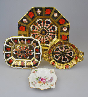 Appraisal: Royal Crown Derby - An 'Old Imari' octagonal plate cm