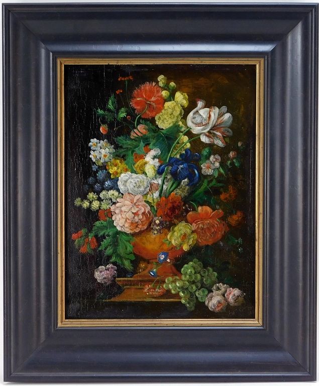 Appraisal: C Dutch School Botanical Still Life Painting Netherlands th Century