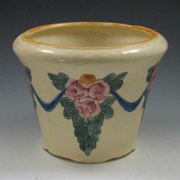 Appraisal: Rose Bouquet and Sash Jardiniere marked A two chips on