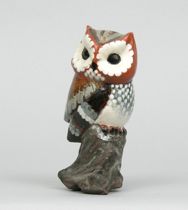 Appraisal: Thelma Frazier Winter American - Owl Ceramic sculpture Signed Thelma