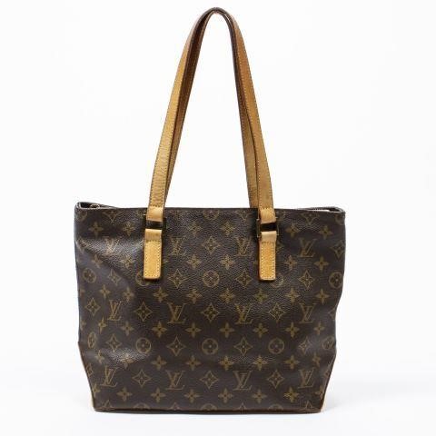 Appraisal: Louis Vuitton Cabas Piano shoulder bag in brown monogram coated