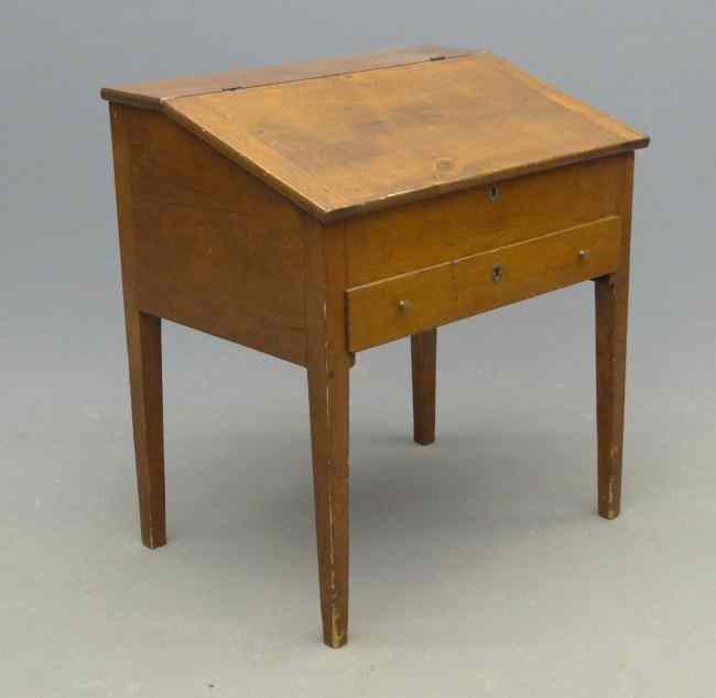 Appraisal: th c schoolmasters desk '' W ' D '' Ht