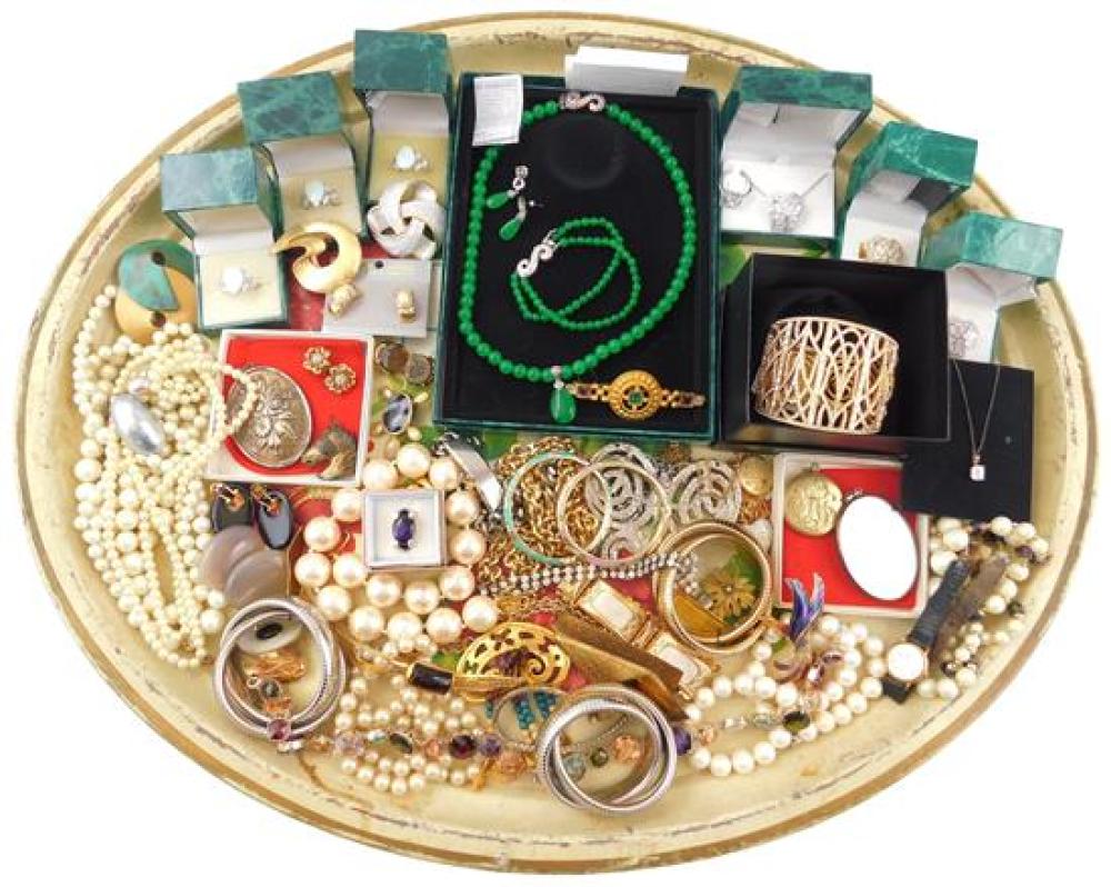 Appraisal: COSTUME JEWELRY Givenchy Suzanne Somers Reed Barton Kirks Folly Adrienne