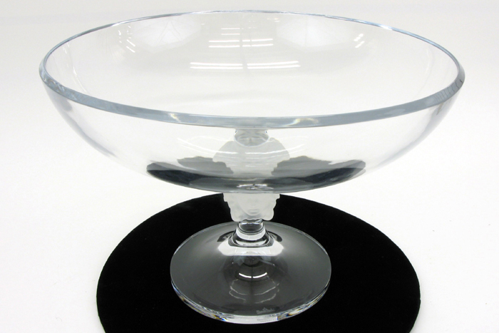 Appraisal: ROSENTHAL VERSACE CRYSTAL CENTERPIECE COMPOTE - dia with original box