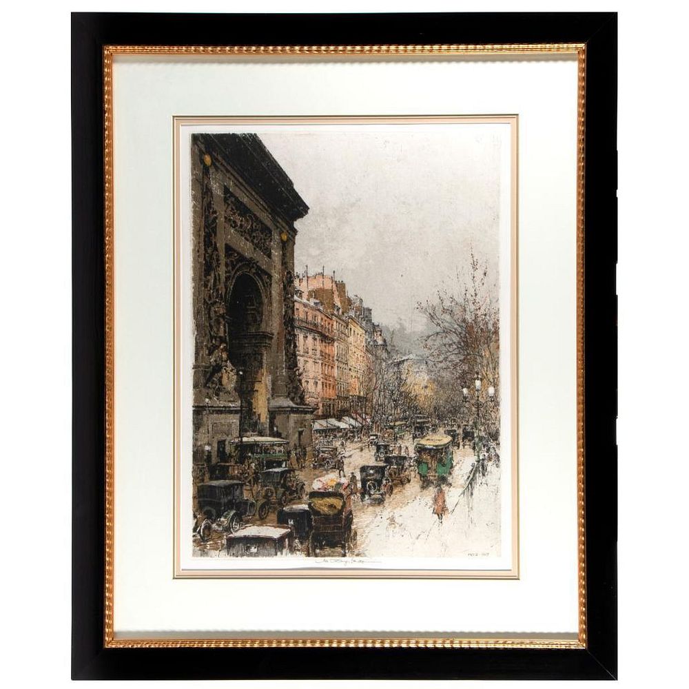 Appraisal: Luigi Kasimir Austria - Etching Paris Signed in pencil lower