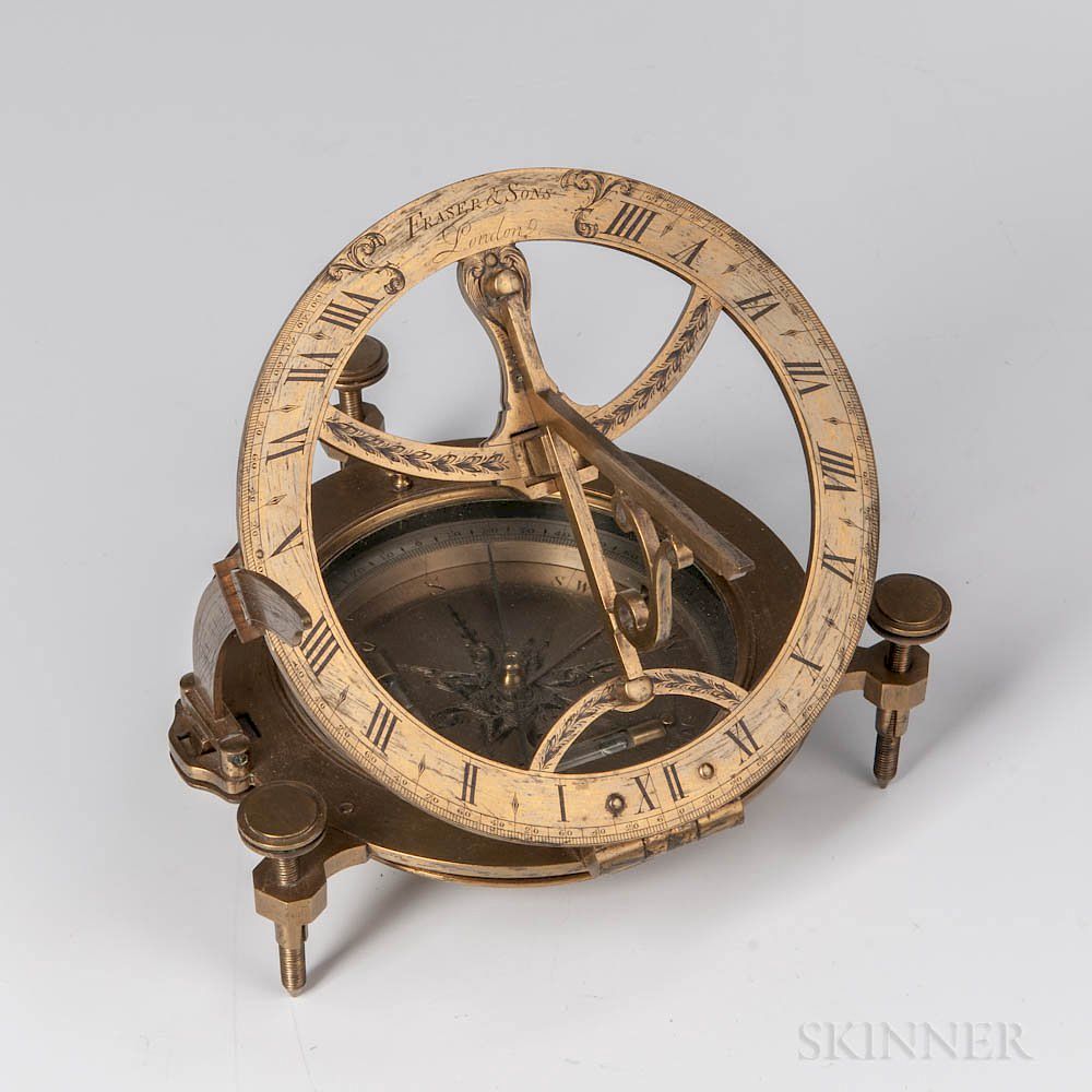 Appraisal: Fraser Sons Equinoctial Sundial Fraser Sons Equinoctial Sundial London th