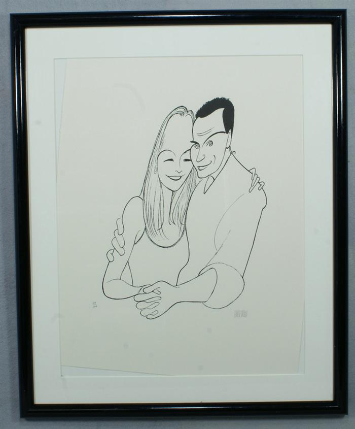 Appraisal: Al Hirschfeld American - Paul Reiser Helen Hunt LE b