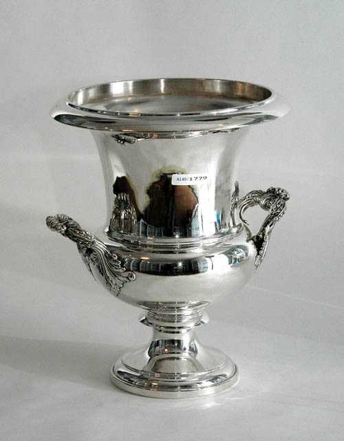 Appraisal: CHAMPAGNE COOLER Silver-gilt France nd half of the th century