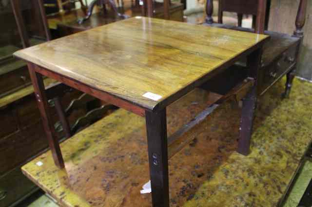 Appraisal: A 'S DANISH TEAK SQUARE COFFEE TABLE with original label