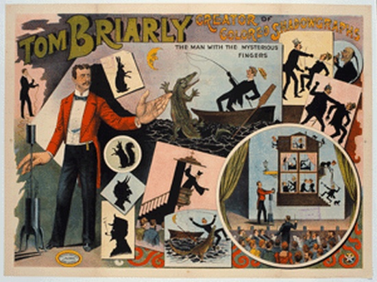 Appraisal: BRIARLY Tom Tom Briarly Creator of Colored Shadowgraphs The Man