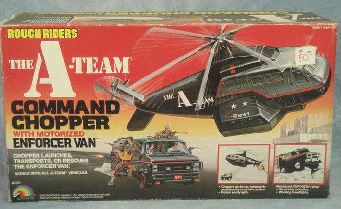 Appraisal: The A-Team Command Chopper with Enforcer Van mint in original