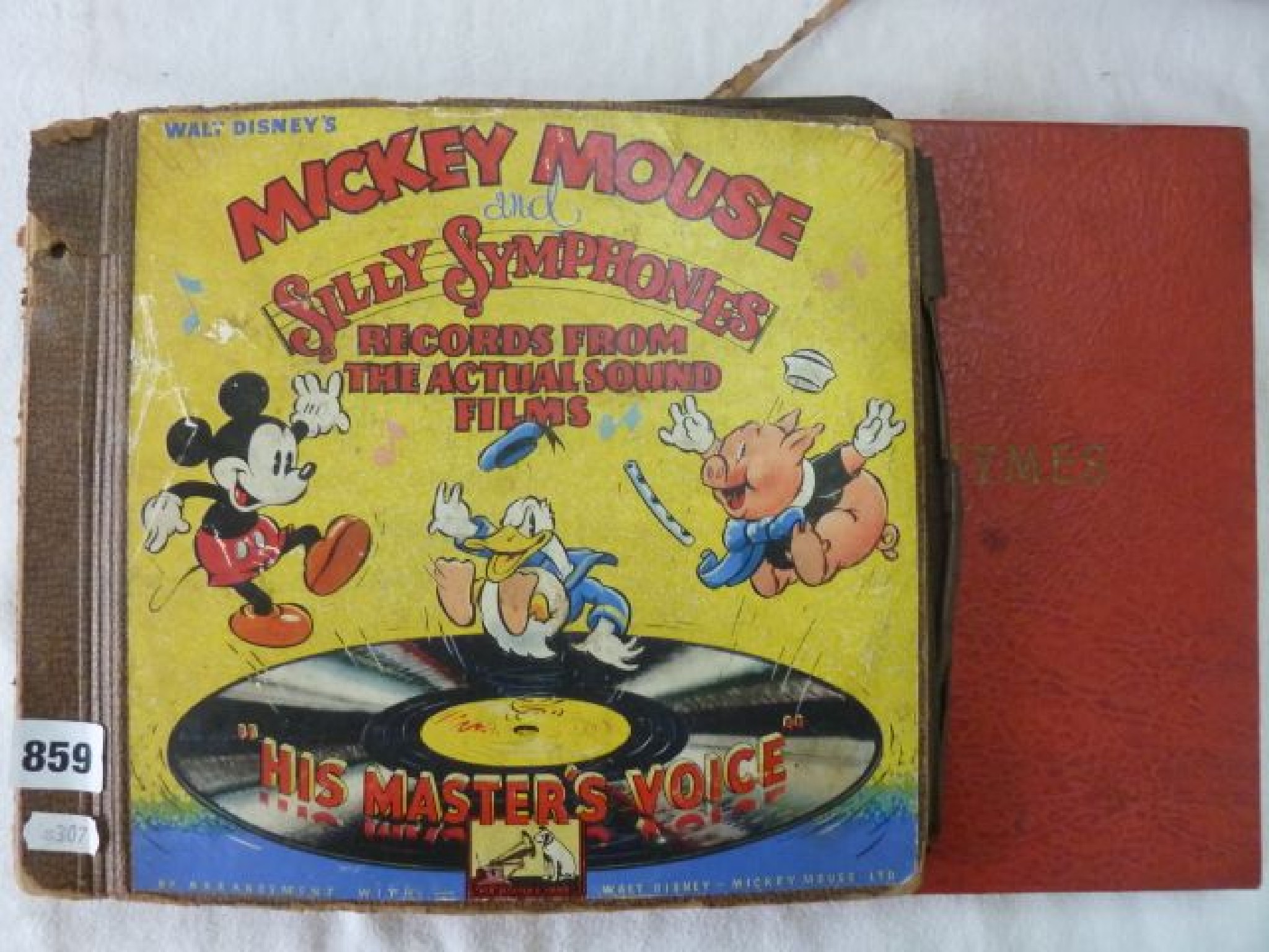 Appraisal: A collection of mixed rpm records including Mickey's Grand Opera