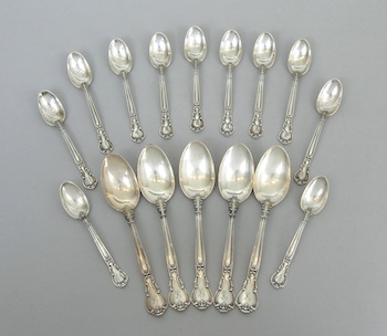 Appraisal: A Lot of Sterling Spoons in Chantilly Pattern By Gorham