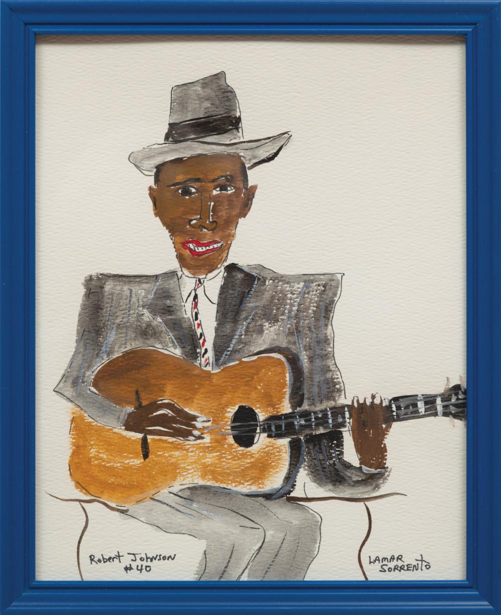 Appraisal: Lamar Sorrento American Tennessee th c Robert Johnson watercolor on