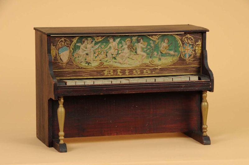 Appraisal: Bliss Toy Piano America ca wood case with lithographed paper