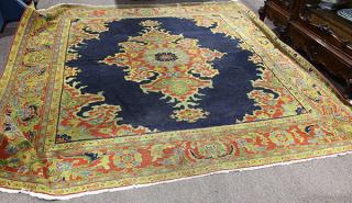 Appraisal: Persian Mahal Persian Mahal having a center medallion on a